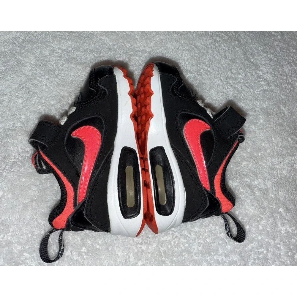 Nike Air Max Triax  Baby Girls Shoes Size 3C Black Hyper Punch‎